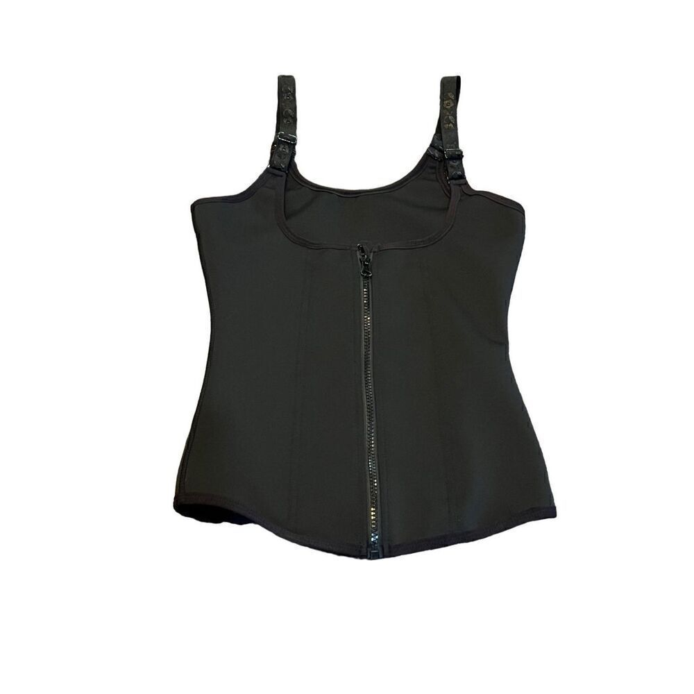 Bustier Black Waist Cincher Shape wear Size Medium